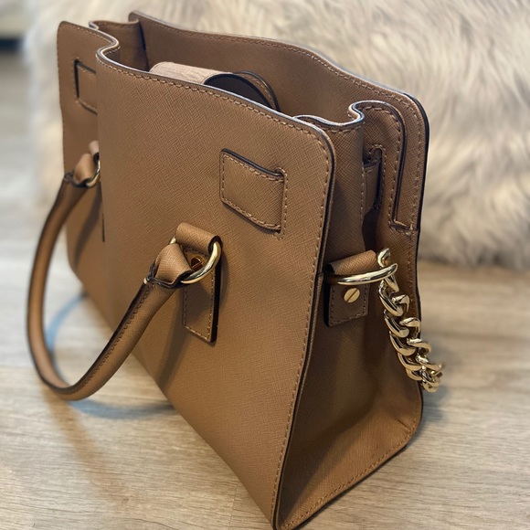 Michael Kors Hamilton East West Leather Satchel - Picture 3 of 8